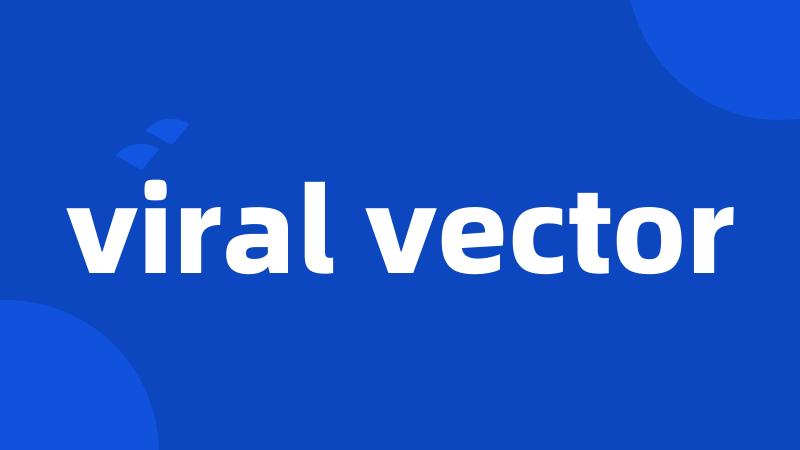 viral vector