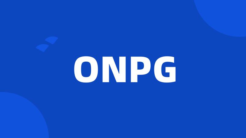 ONPG