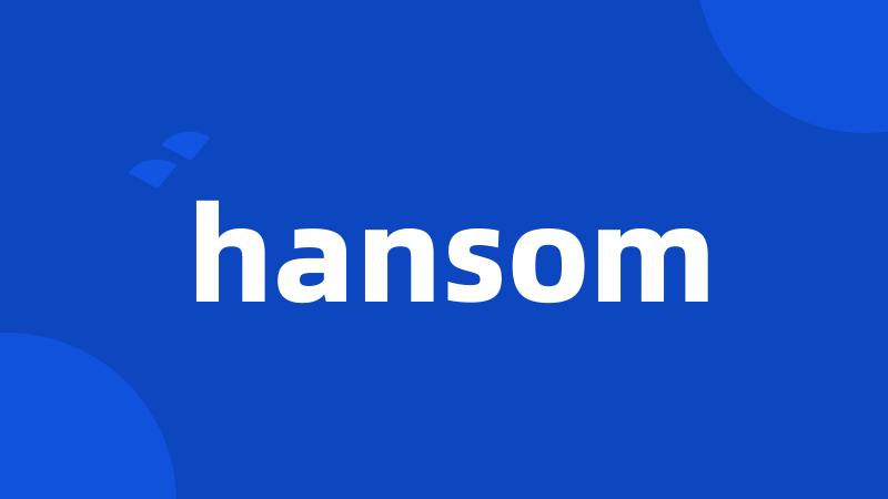 hansom