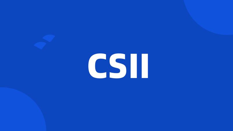 CSII