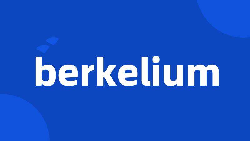 berkelium