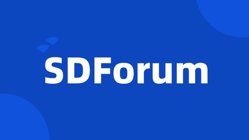 SDForum