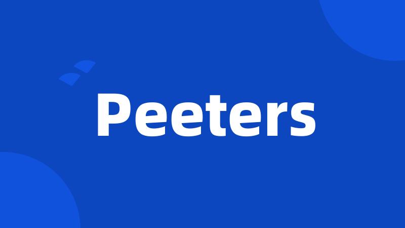 Peeters