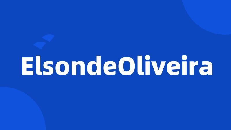 ElsondeOliveira