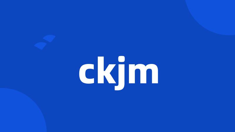 ckjm