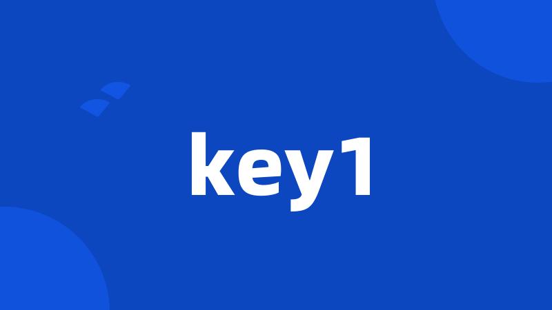 key1