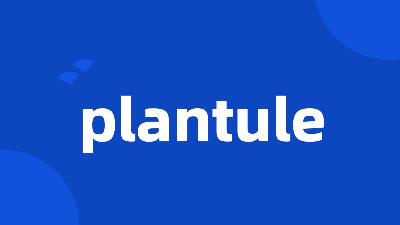 plantule