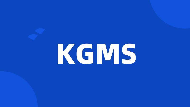 KGMS