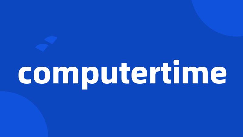 computertime