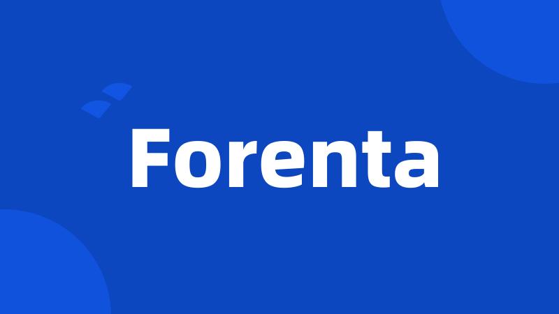 Forenta