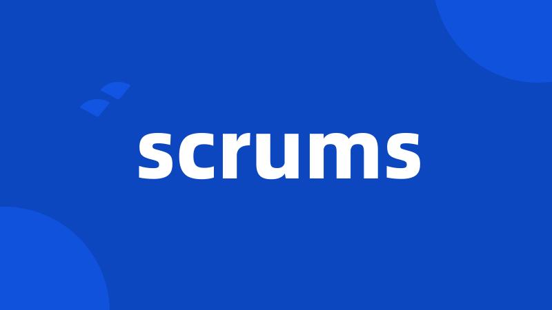 scrums