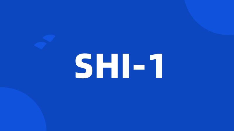 SHI-1