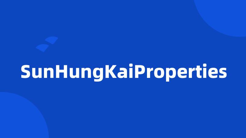 SunHungKaiProperties