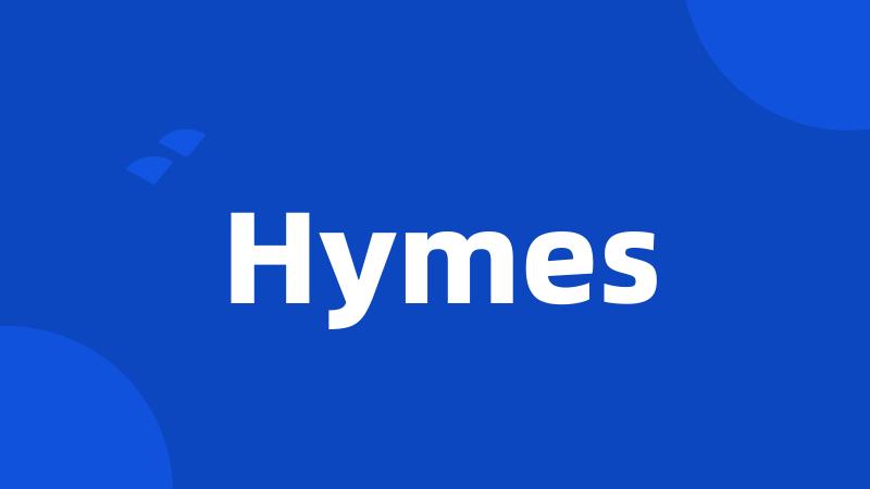 Hymes