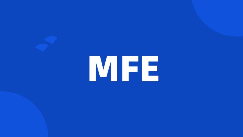 MFE