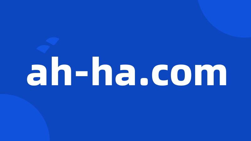 ah-ha.com