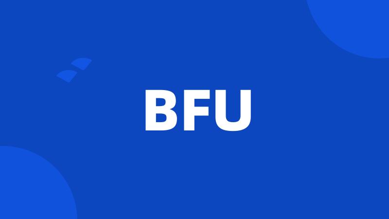 BFU