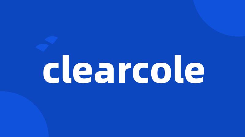 clearcole