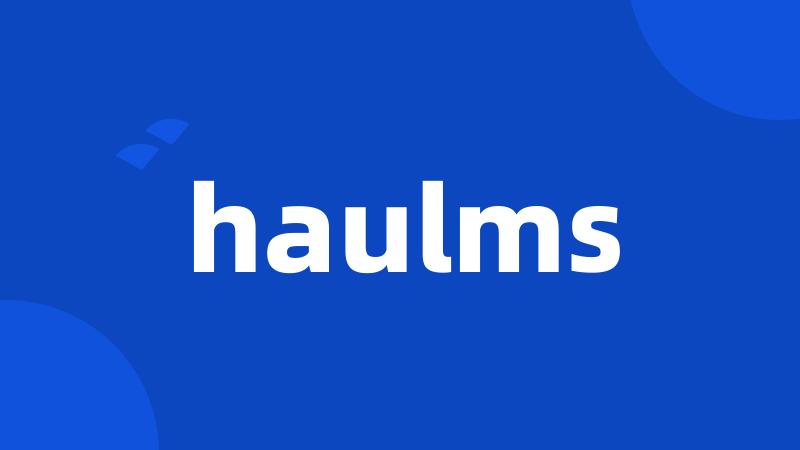 haulms