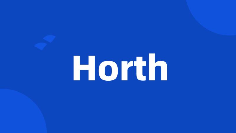 Horth