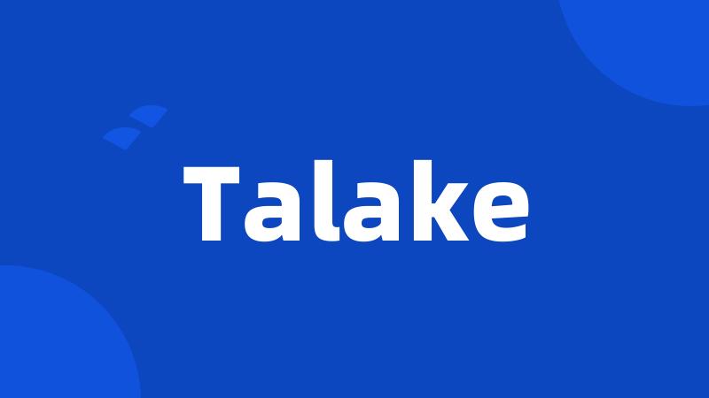 Talake