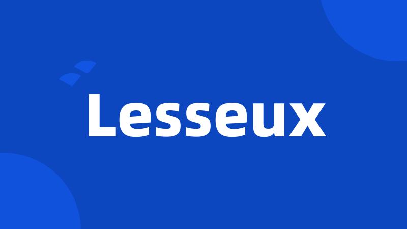 Lesseux