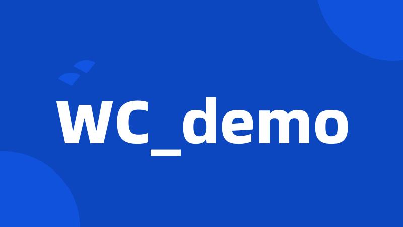 WC_demo