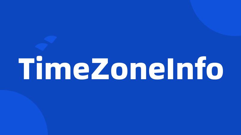 TimeZoneInfo