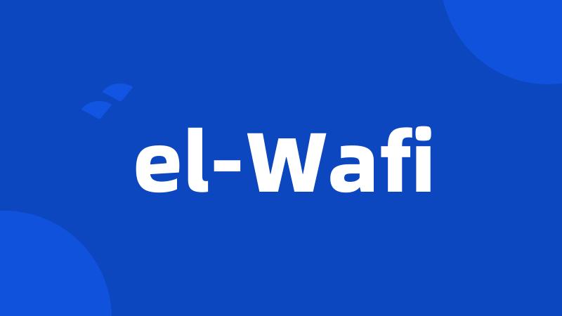 el-Wafi