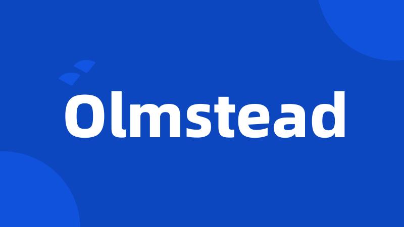 Olmstead