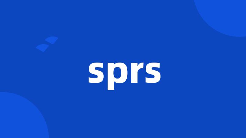 sprs