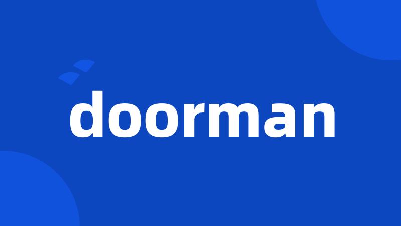 doorman