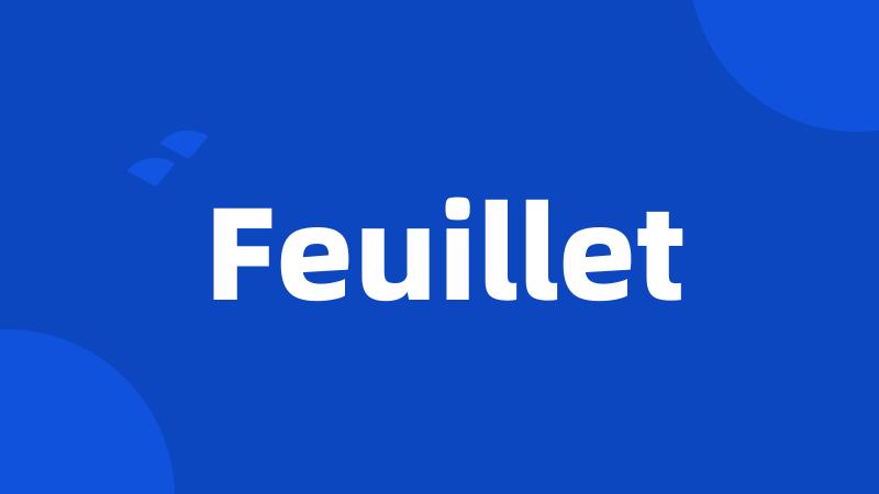 Feuillet