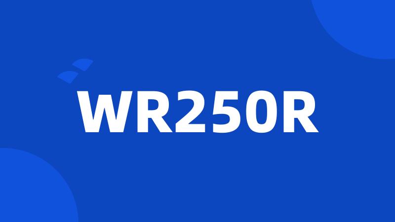 WR250R