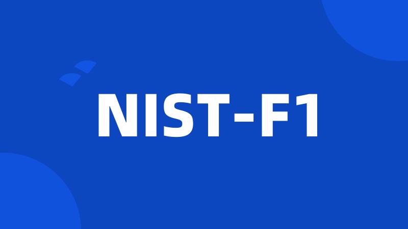 NIST-F1