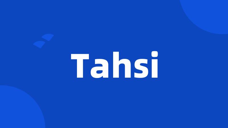 Tahsi