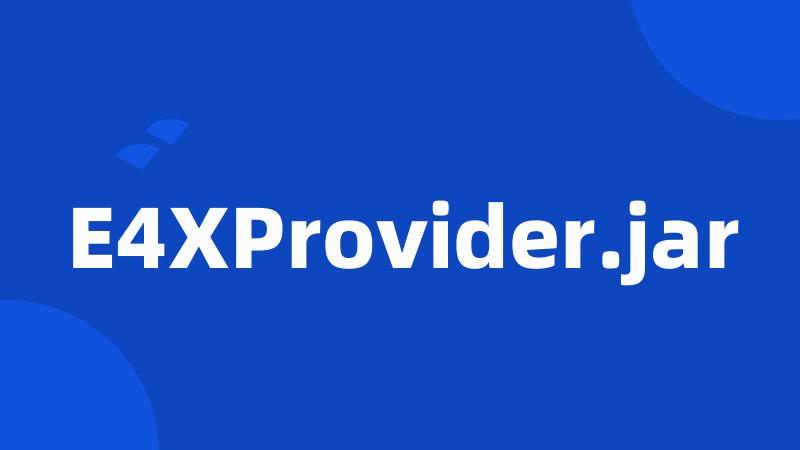 E4XProvider.jar