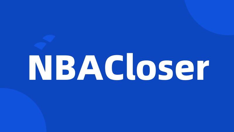 NBACloser