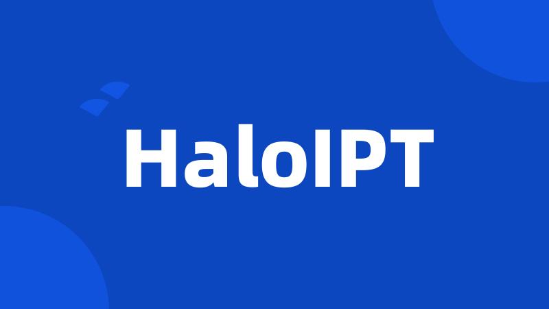 HaloIPT