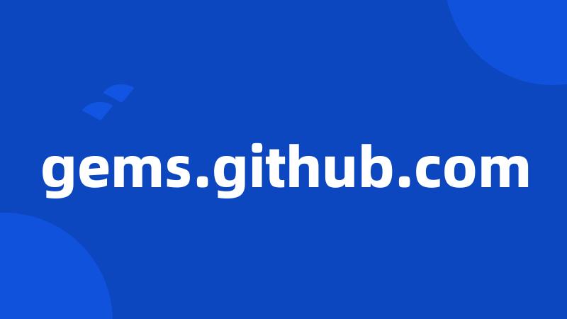 gems.github.com