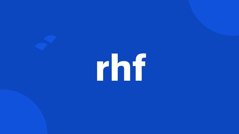 rhf