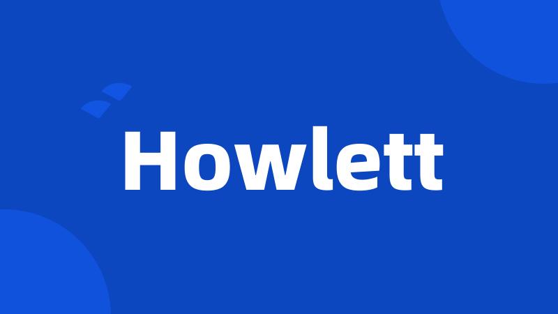 Howlett