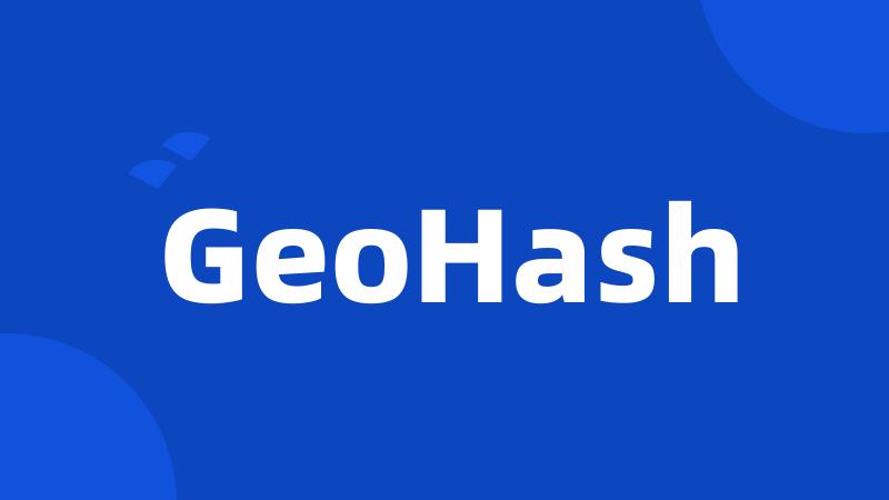 GeoHash