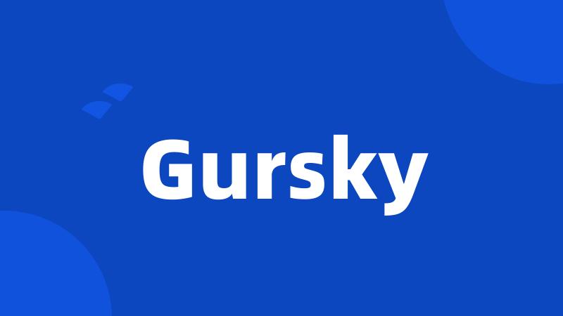 Gursky