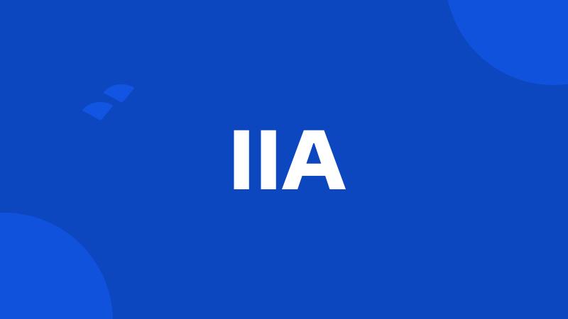 IIA