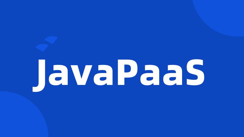 JavaPaaS