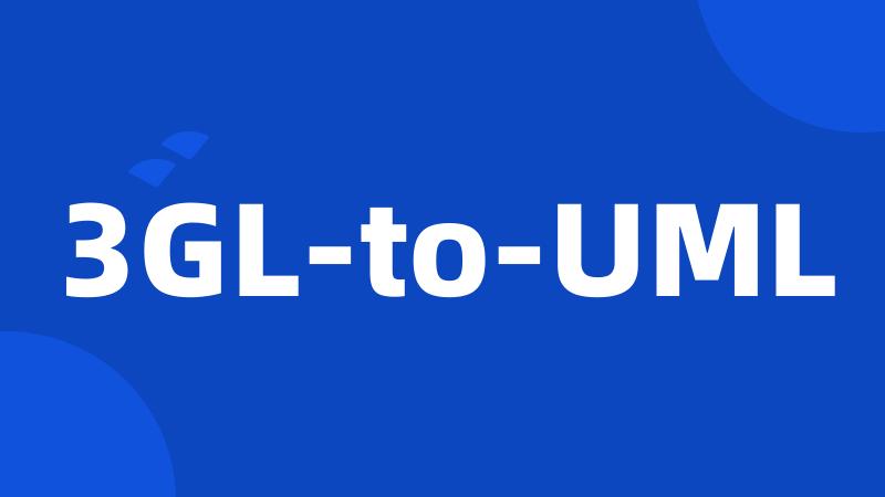3GL-to-UML