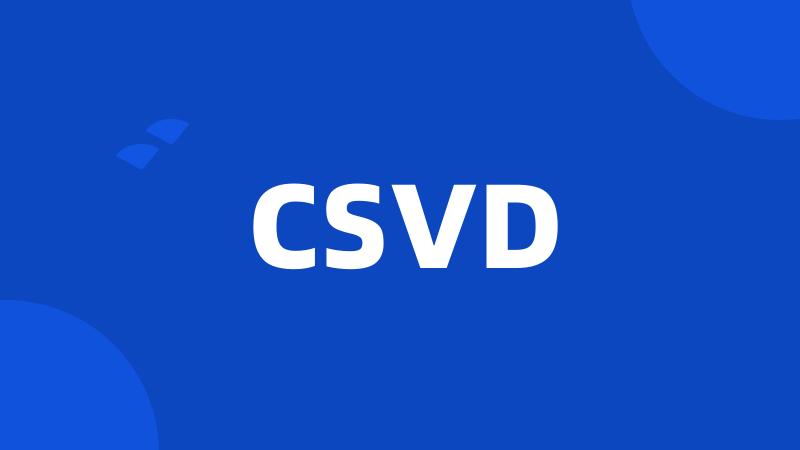 CSVD