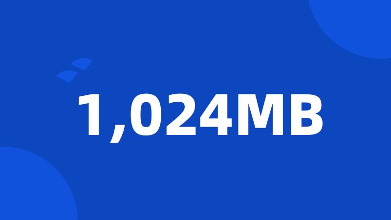 1,024MB