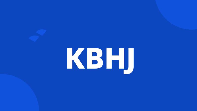 KBHJ